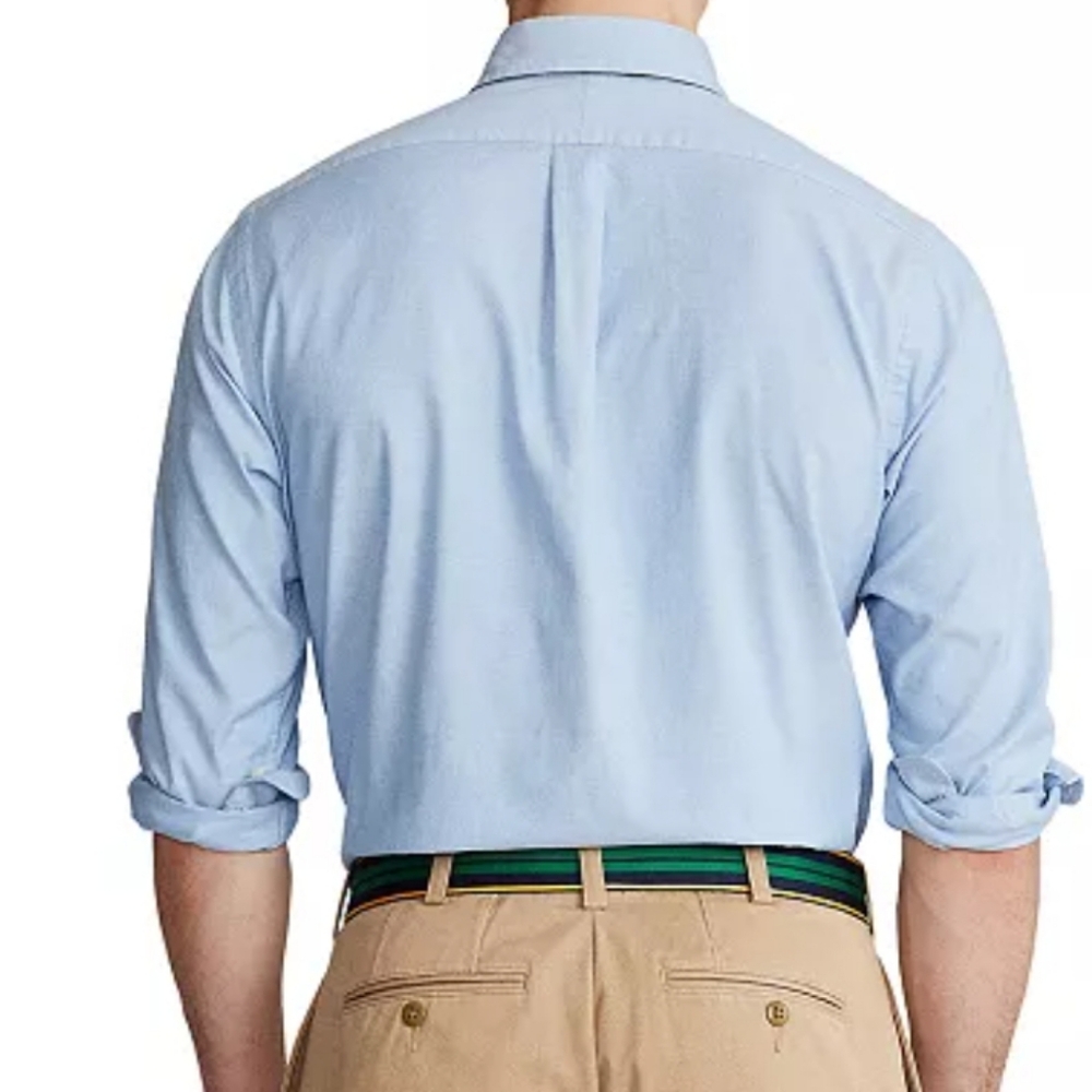 NWOT Men's Lauren Ralph Lauren Classic-fit Stretch Long Sleeve Shirt - Picture 3 of 3